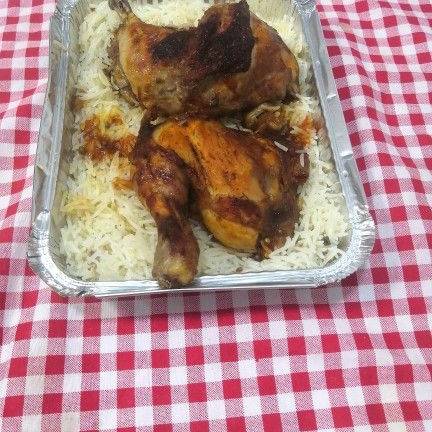 رز ابيض بالدجاج