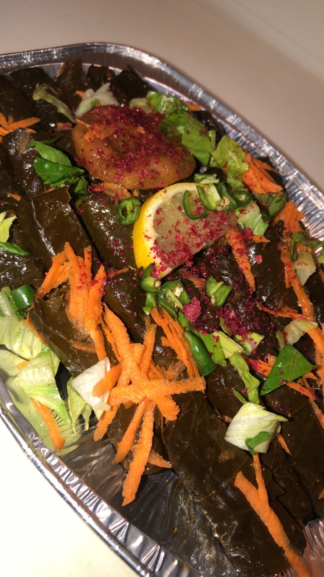 صحن ورق عنب