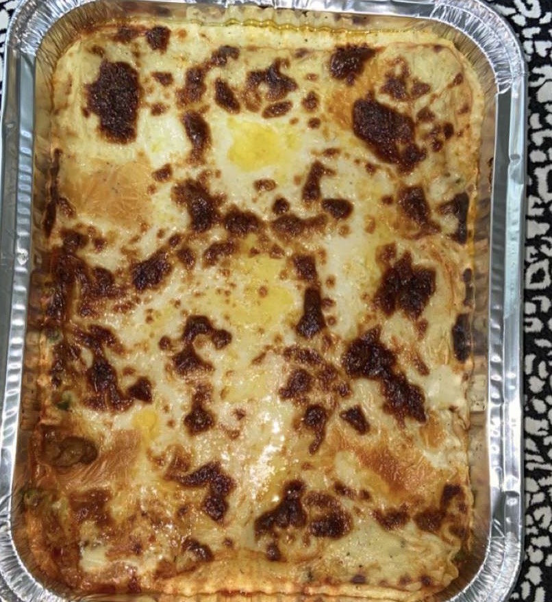 مكرونة باشاميل لحم او دجاج