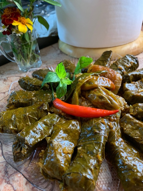 ورق عنب ذايب وسبايسي