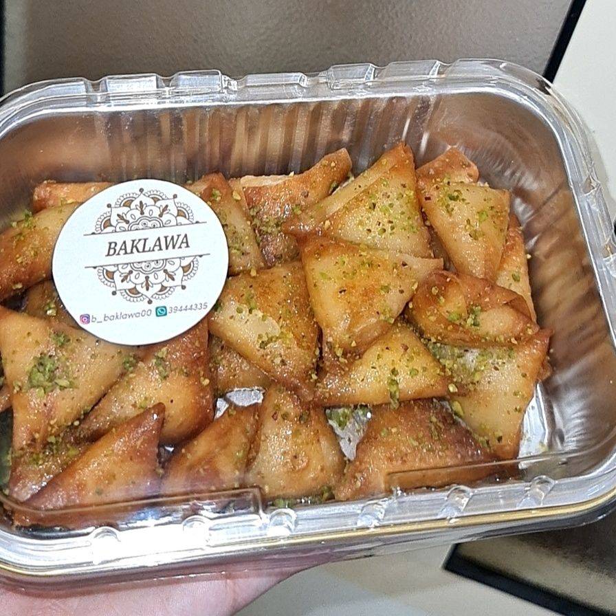 سمبوسه جبن بالشيرة