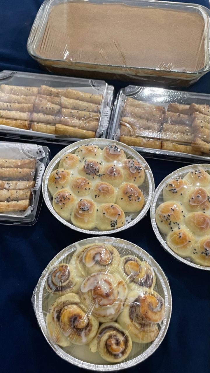بسبوسة السنابون اصابع الجبنهخليهة القطنه سنابون