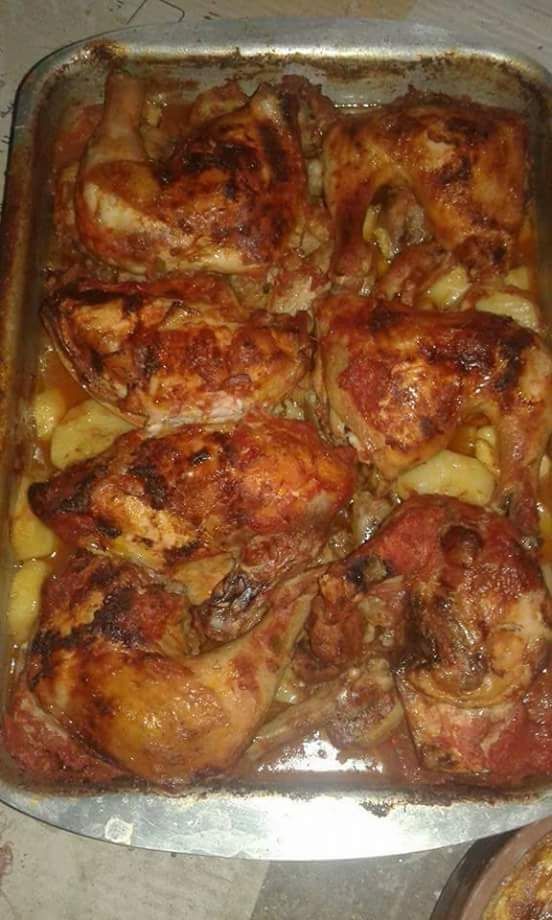صنيه فراخ بالبطاطس