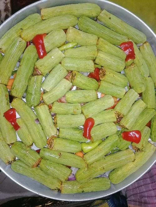 محشي كوسه في الفرن
