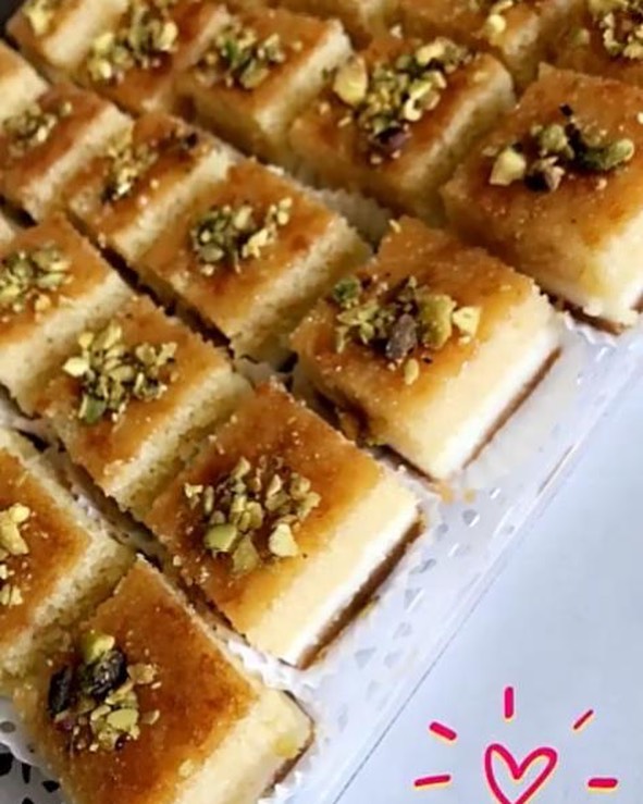 طلبية زبونه #تشيز_بسبوسه #الرياض #المزاحميه #قصور_آلمقبل #توصيل #حلويات #دعم #نشر #اعلانات #عيد_الاضحى