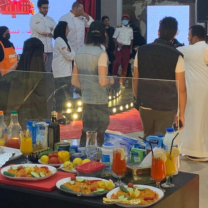 اثناء المشاركة في مسابقة افضل شيف