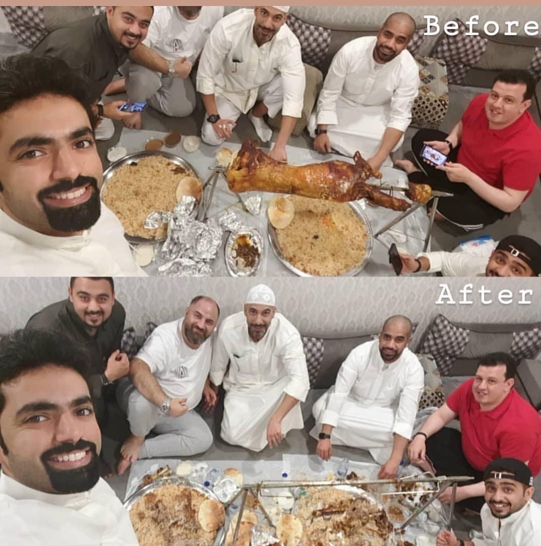 قبل وبعد ❤️•
•
•
•
•
@abdullahalshaar •
•
• •
•
•
• #تصويري #foodie
#السعودية #الكويت #iphoneonly #travel #life #lol #kuwait #عمان #dubai #yummy #جدة #دبي #me #View #الامارات #love #beautiful #eat #style #healthyfood #fun #البحرين #girl #الرياض food #kuwait #bahrain