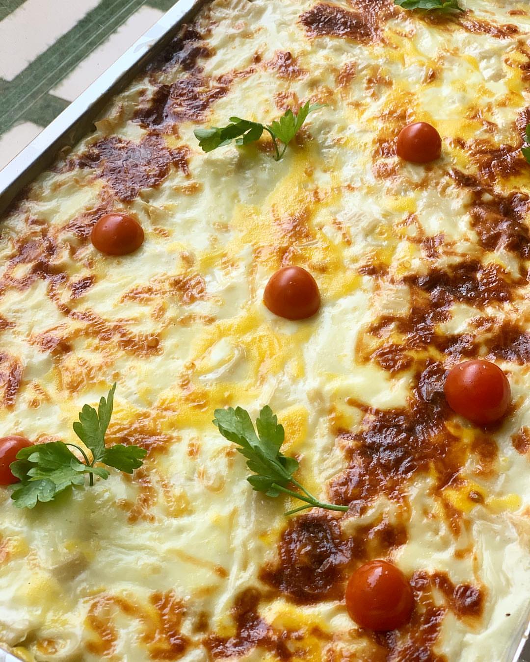 احد اطباقنا الرئيسية | مكرونة بالبشاميل ✨