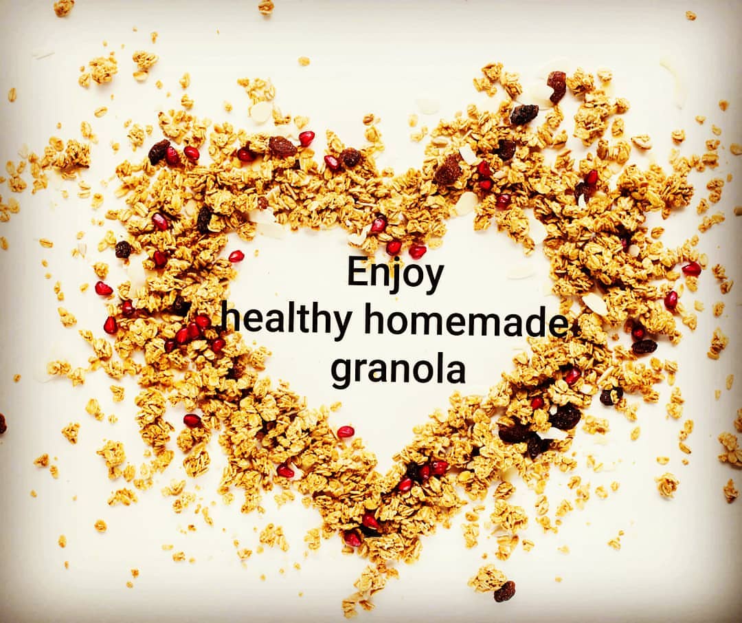 My healthy homemade granola
#جرانولا #جرانولا_صنع_منزلي #صحي #جرانولا_صحيه #رشاقه #دايت #سناك #حميه #فطور #سعرات_حراريه #دايت_سنتر #طعام_صحي #قرانولا #جرانولا_صحي #مكسرات #فطيرة_تفاح #سحور_صحي #دايت_صحي #وصفات_صحيه #بدائل_صحيه #كرامبل_التفاح #زبادي
#healthy_food #granola #homemad #diet #healthy_meal #healthy_diet #snack #diet_centre.
