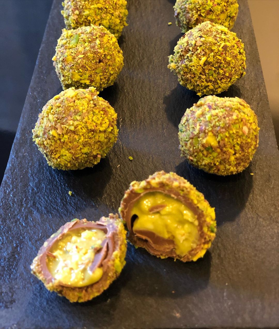 *New* pistachio truffles