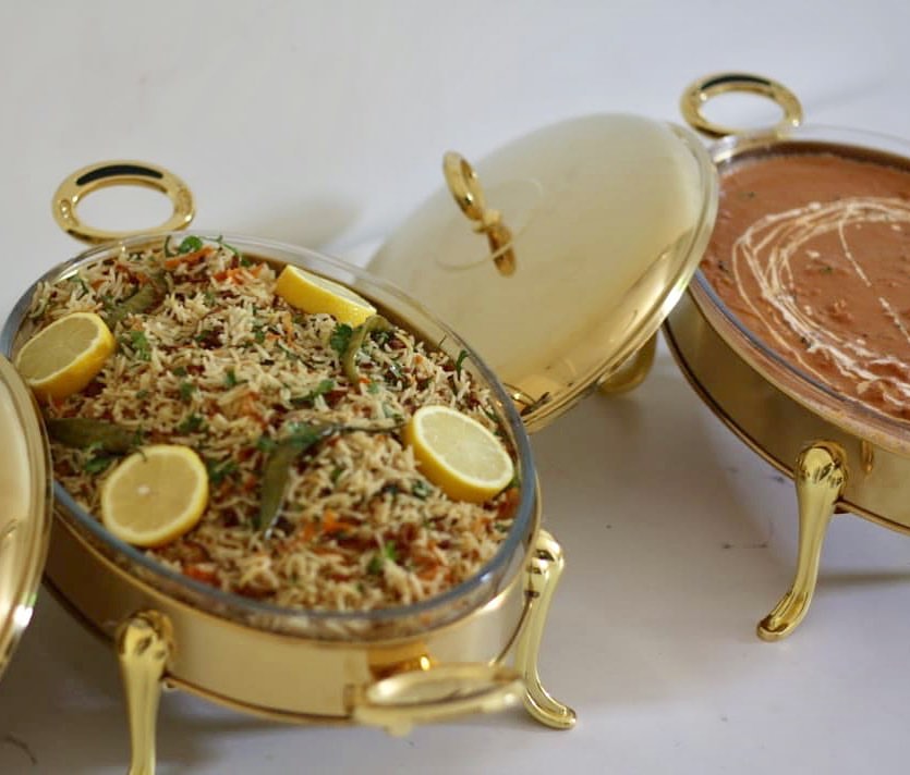 رز برياني ساده + تكا مسالا دجاج ☺️