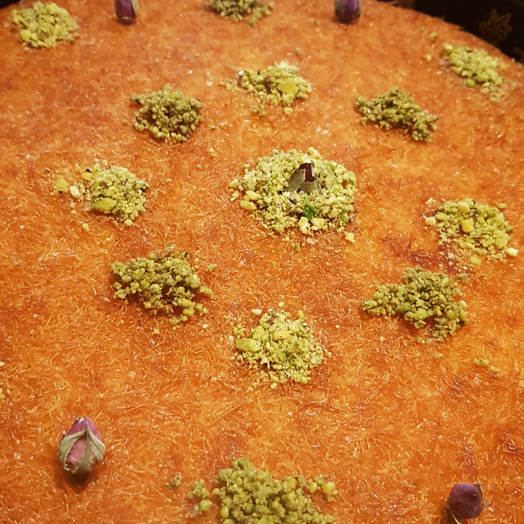 كنافه بالقشطه #
