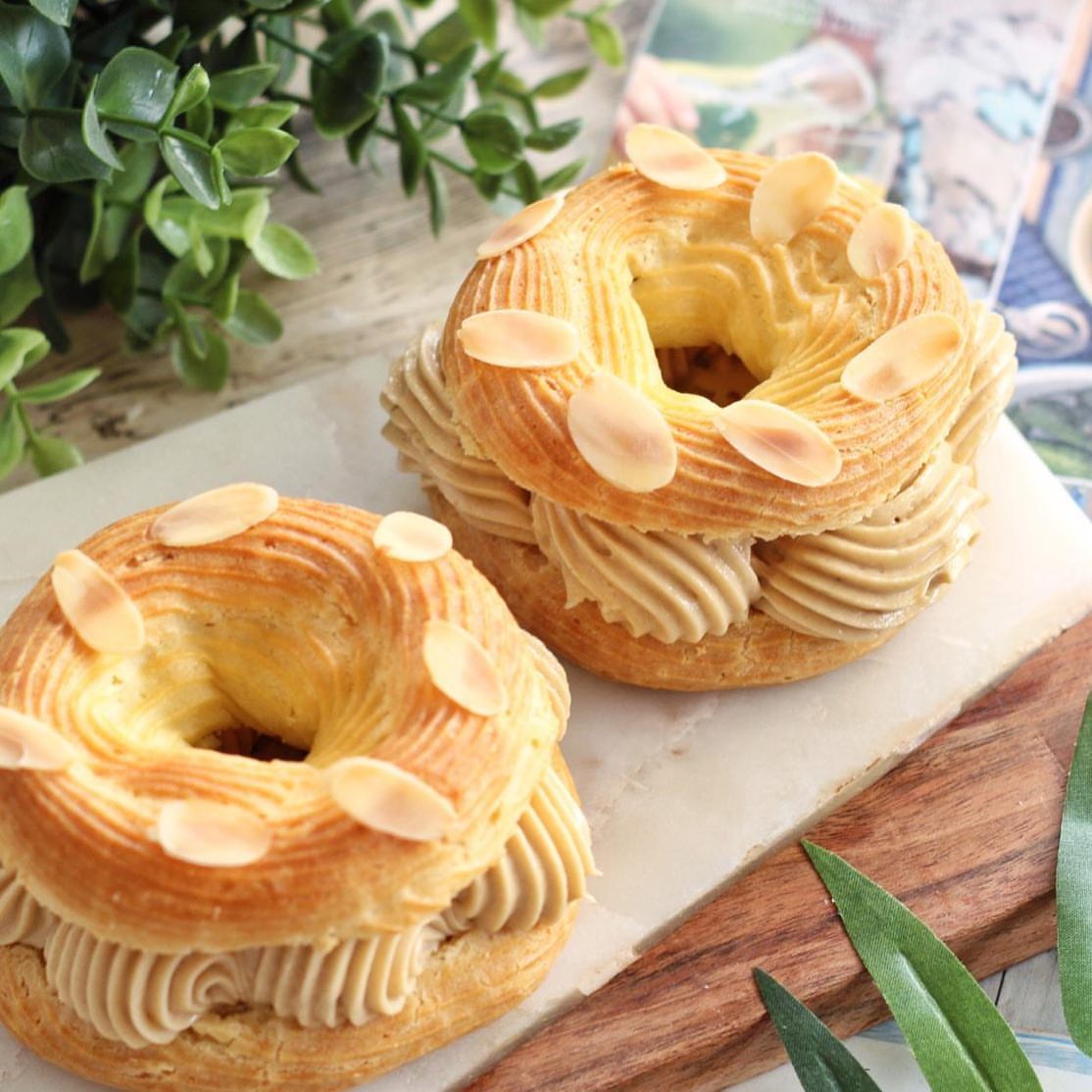 Paris Brest ✨
من المنتجات الخاصه بتموين المقاهي