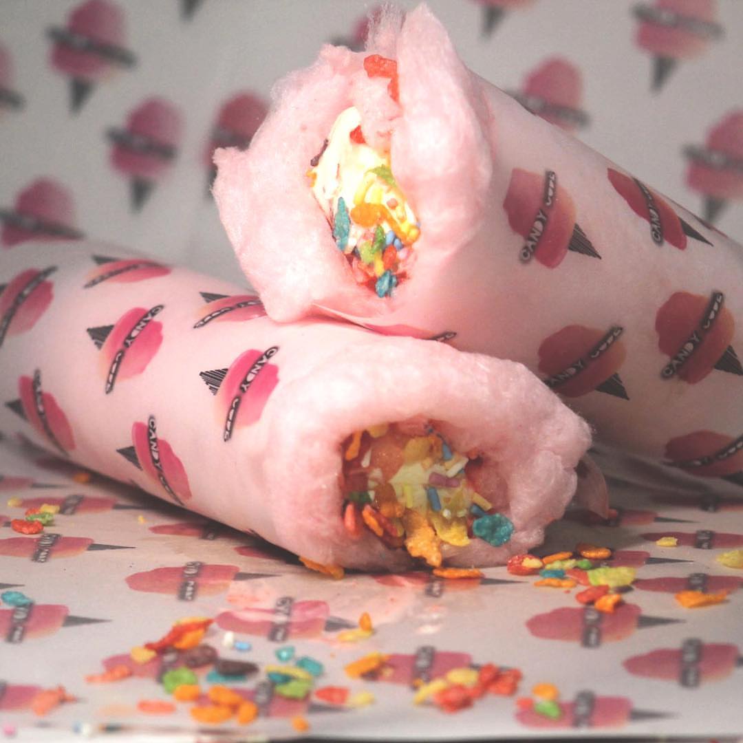 #YUMMY .. #cottoncandyburrito ✨