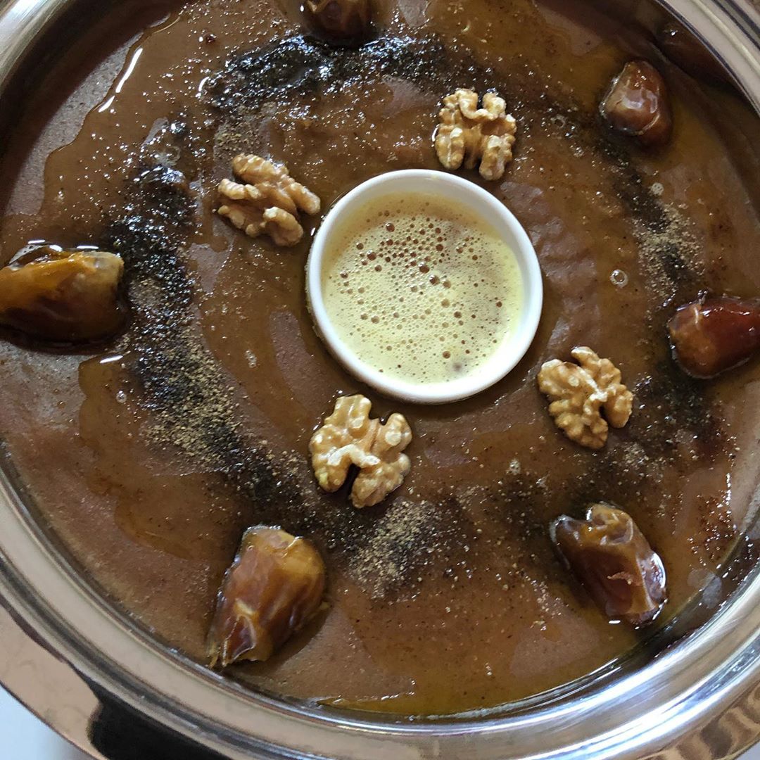 طلبية المحلا او عصيدة التمر عليهم بالعافيه