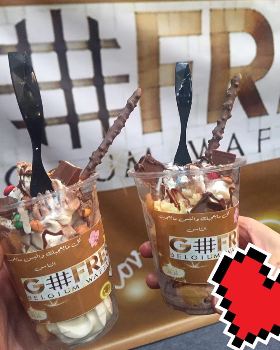 ! #waffles #bubbles #food
