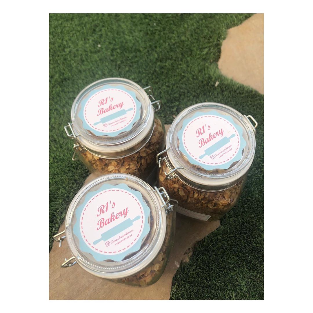 Our new size for the granola حجمنا الجديد من القرنولا. #granola #healthyfood #saudiarabia
