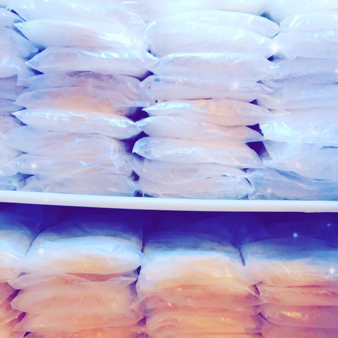 تجهيز اول دفعه من عجينة البف من طلبات اليوم تم بحمدلله ✨