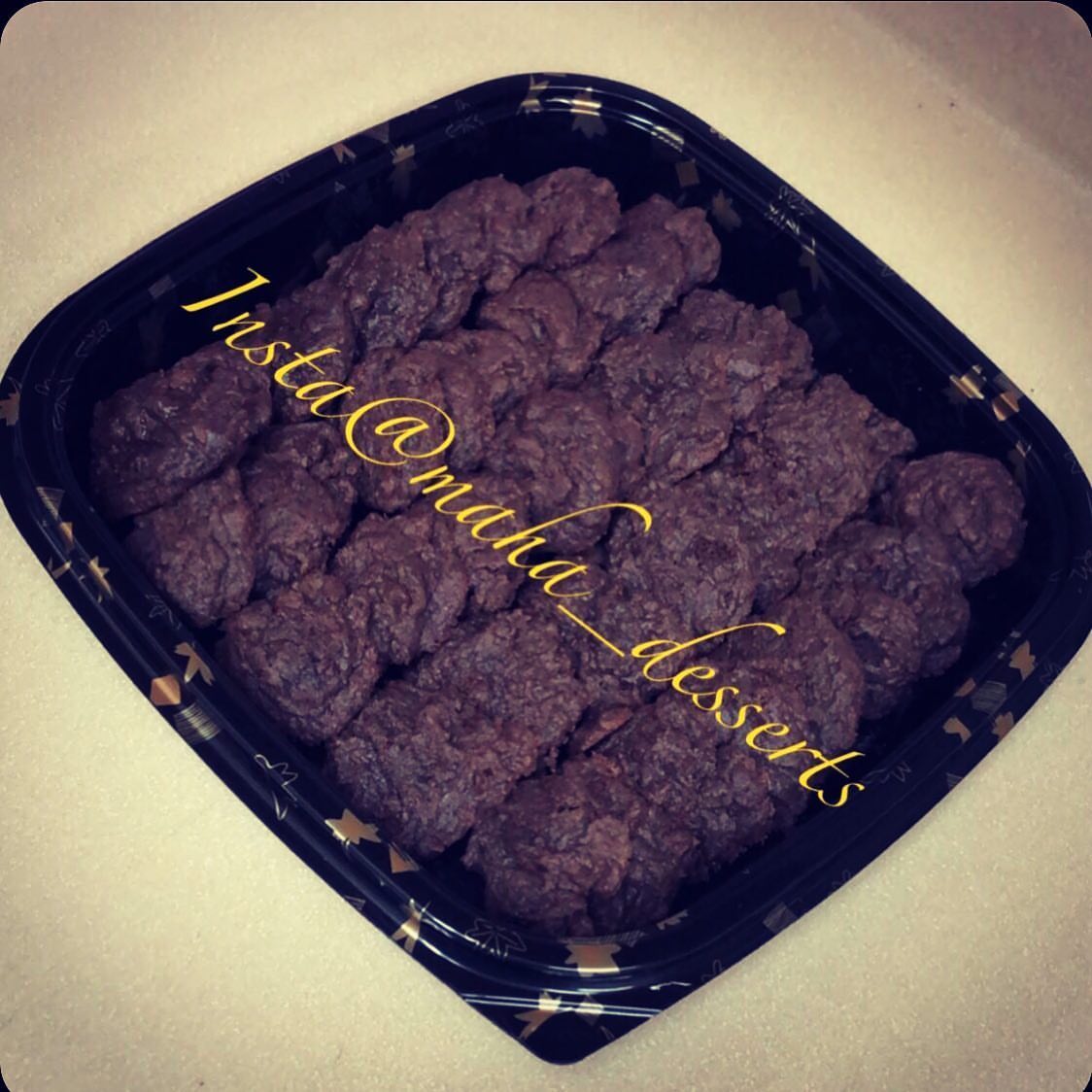 طلبية كوكيز الشوكولاتة#كوكيز_شوكولاته #Chocolate cookies @maha_desserts