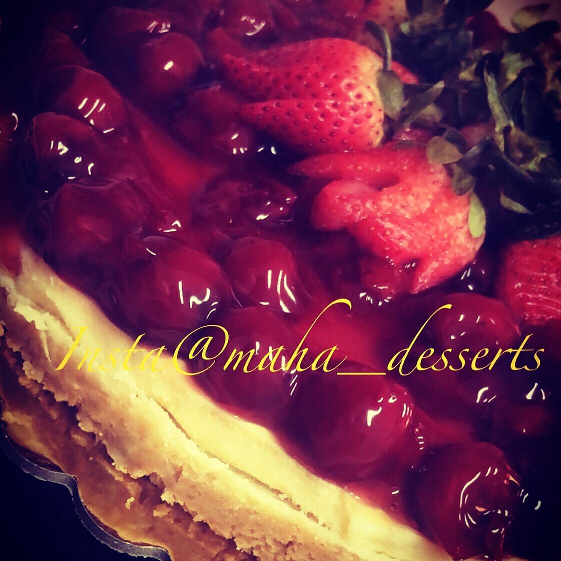 طلبية تشيزكيك الفراولة#cheesecake #تشيزكيك #تشيز_كيك_الفراولة