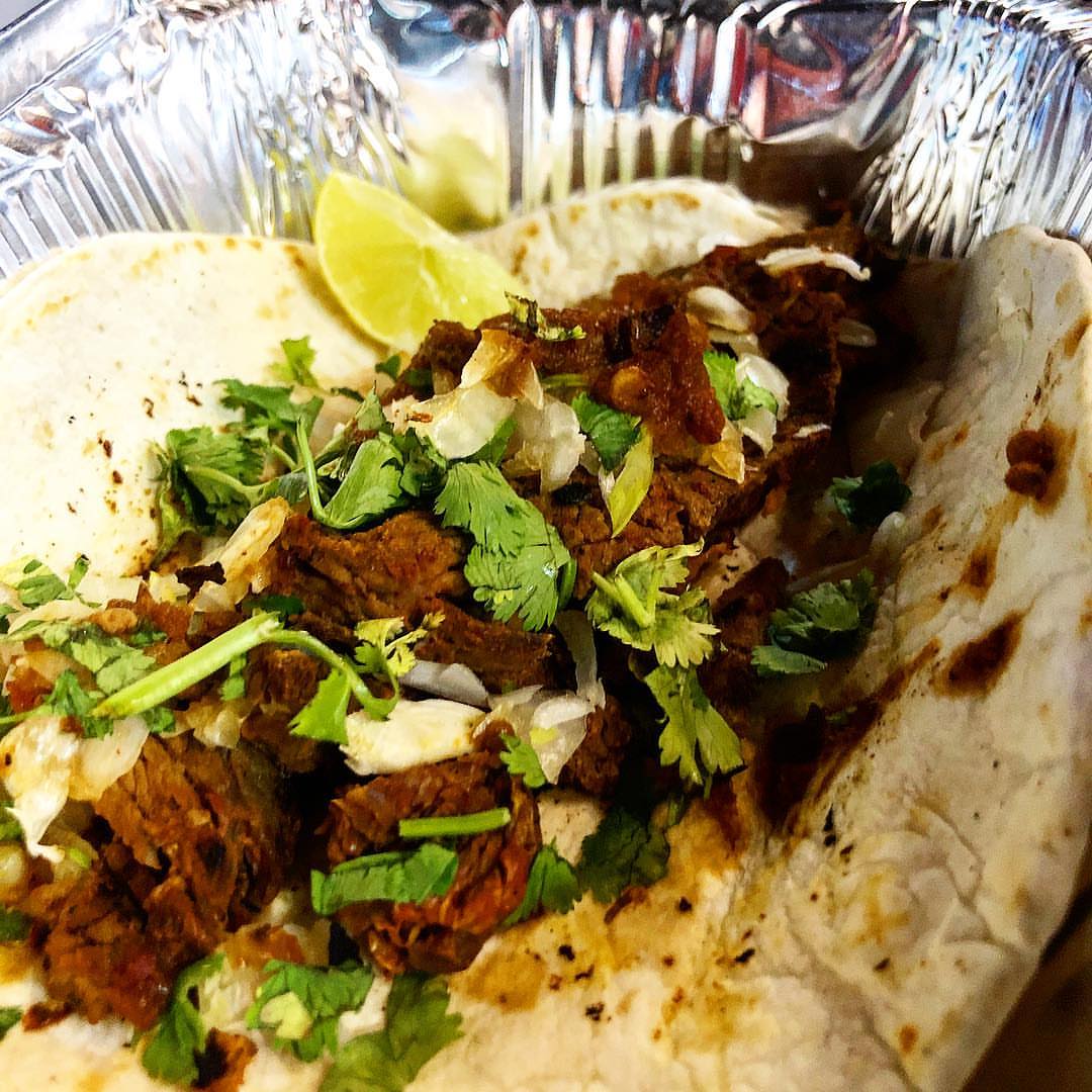 Beef taco al Pastor #Jeddah @bastamarket1 #food #MexicanFood #SaudiArabia #Mexico #FoodPorn #NoFilter #LikeforLike #Food #Taco #Tacos