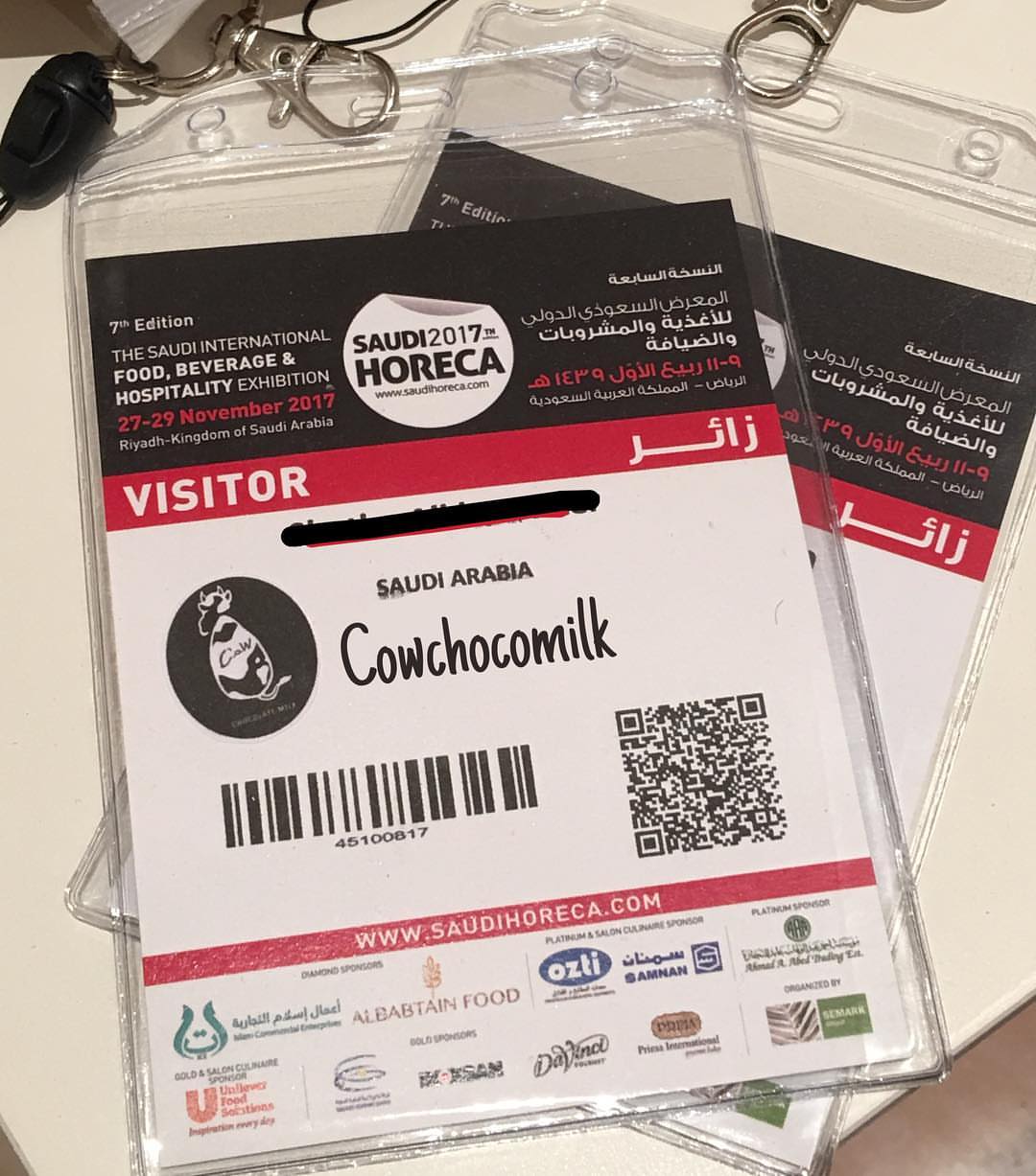 زيارتنا للمعرض الدولي للأغذية والمشروبات والضيافة our visit to the saudi international food , beverage & hospitality exhibition #Riyadh #saudihoreca #cowchocomilk #hotchocolate ❤️