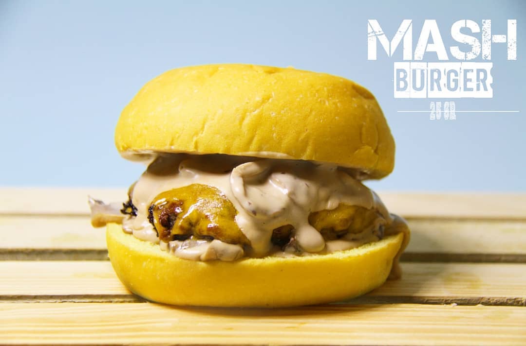 Treat yourself to the best burger in town, right here at @she.station ☄ .