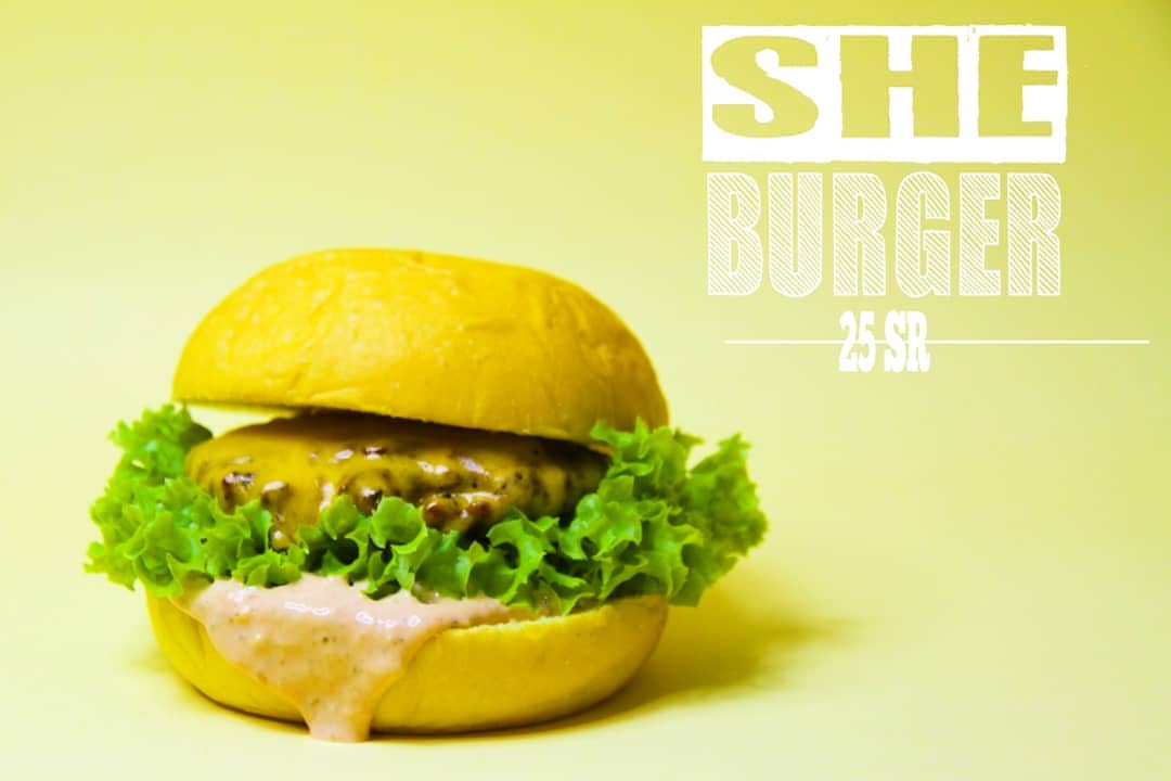 Treat yourself to the best burger in town, right here at @she.station ☄ .