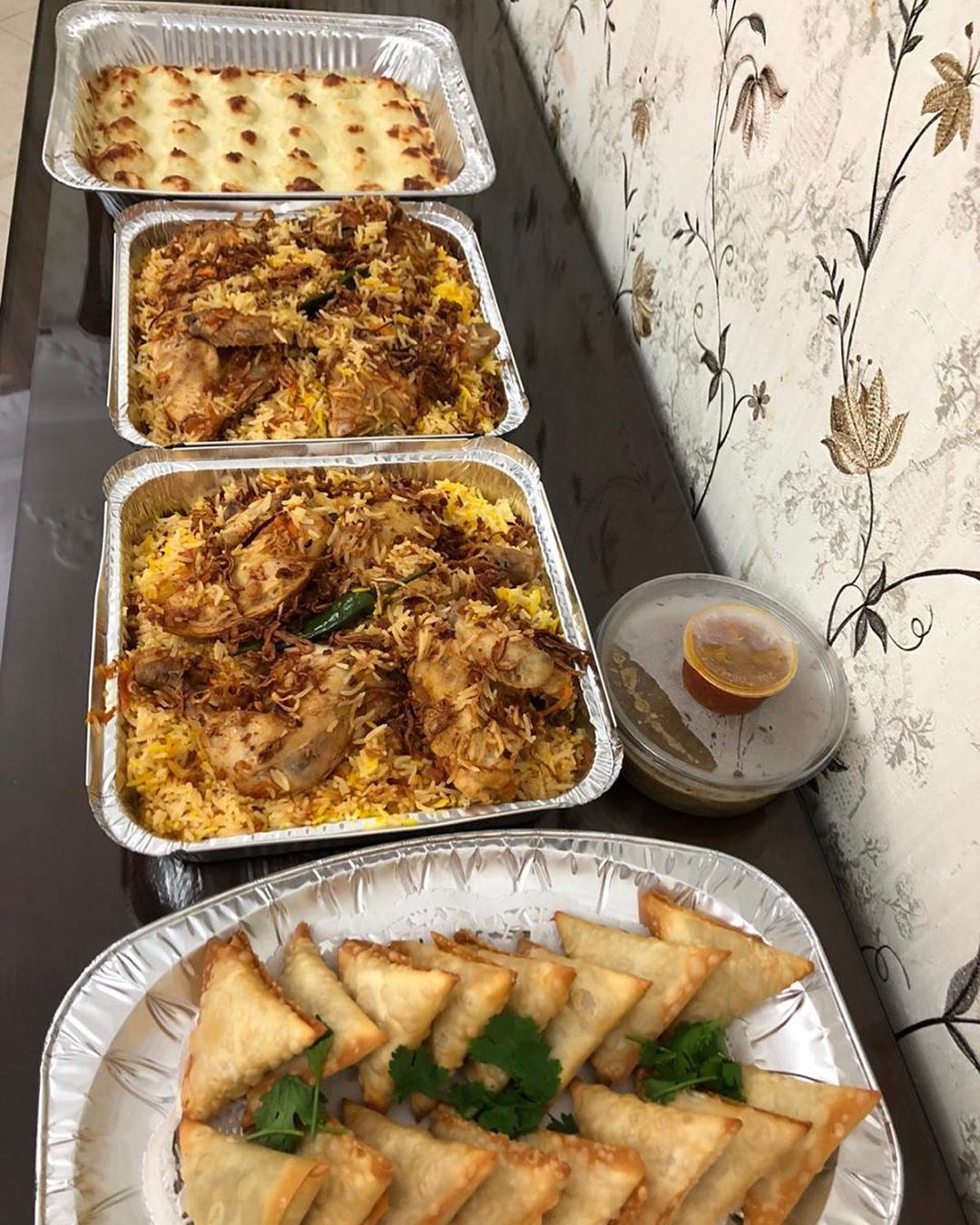 هني وعافية
#طاهيات_جدة #رز_ايراني #كرات_البطاطس #طبخ_منزلي #يمي_جدة #سمبوسة_دجاج
#صواني_فرن #بنات_جده #ضيافة_جدة #مقبلات#اطباق_رئيسيه #أسر_منتجة