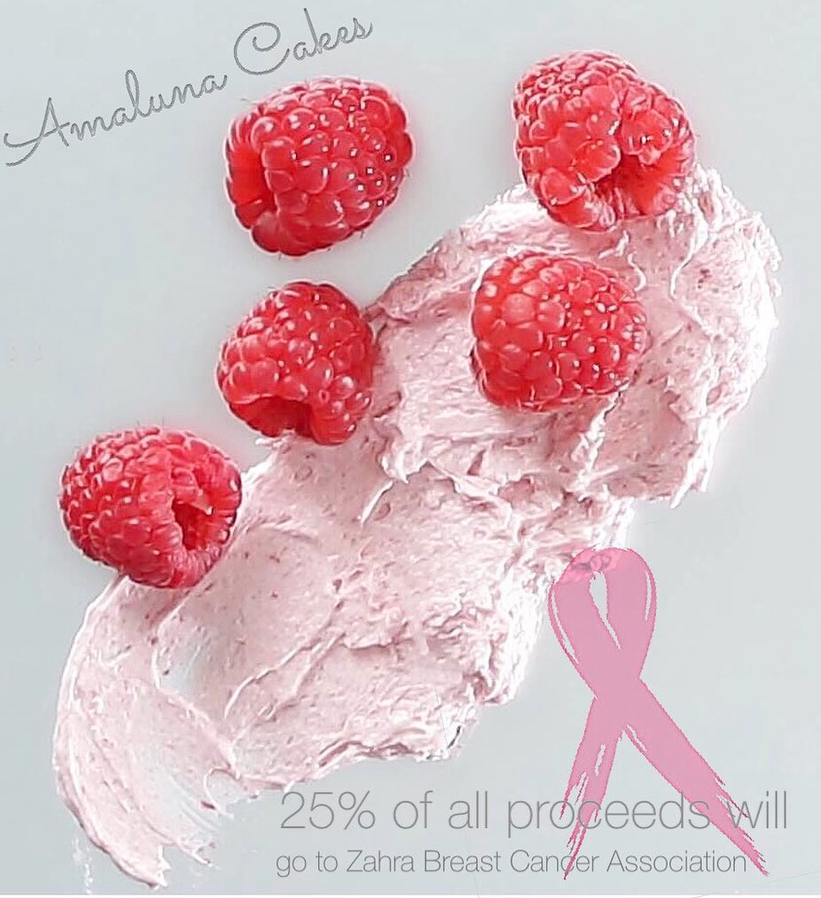 In honor of Breast Cancer Awareness Month, Amaluna will donate 25% of all proceeds this October to Zahra Breast Cancer Association ✨ For info about breast cancer visit: https://rethinkbreastcancer.com www.zahra.org.sa Photo by @saycheesephotographysa
بمناسبة شهر التوعية بسرطان الثدي، سوف تتبرع أملونا ب ٢٥٪ من جميع مبيعات شهر أكتوبر لجمعية زهرة لسرطان الثدي ✨ #amalunacakes #breastcancerawareness #rethinkpink #pink #pinkribbon #cake #riyadh #jeddah #cakestagram #healthyriyadh #healthy #support #جمعية_زهرة #جمعية_زهرة_لسرطان_الثدي #زهري #صحتك #كيك #الرياض #جدة