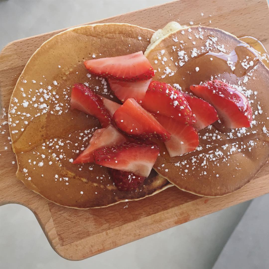 صباح البان كيك ☀️ #breakfast #meal #morning #sunshine #foodtruck