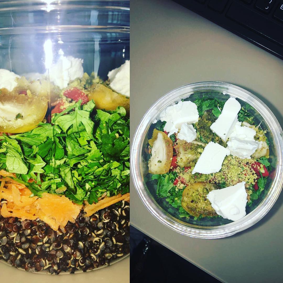 Sweet quinoa #saladonthego #salad #quinoa #saudiarabia #lunchbreak #lunchtime #lunch #healthy #غدا #غداء #سلطات #صحي #كينوا