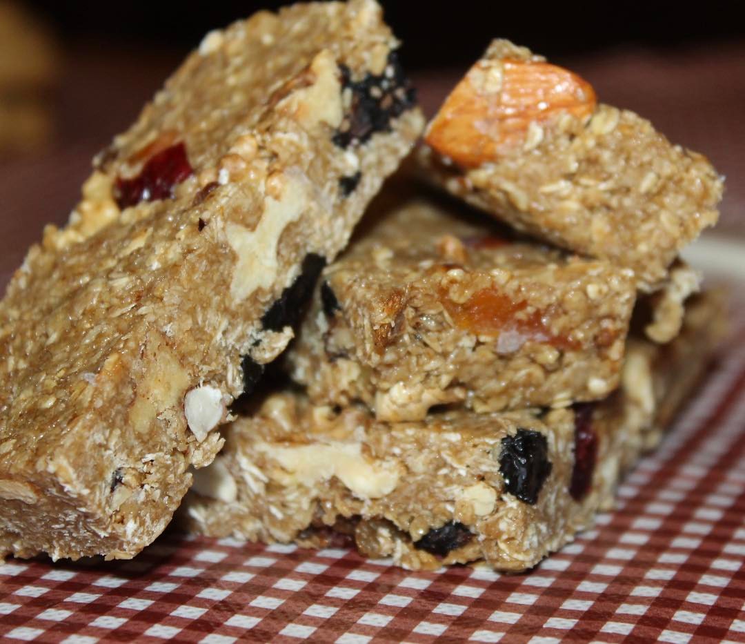 Granola Bars in different flavors:
#Mocha
#Peanut_butter
#Fruits_and_nuts
#Dried_berries_and_almonds
#Cherries_raisins_and_nuts