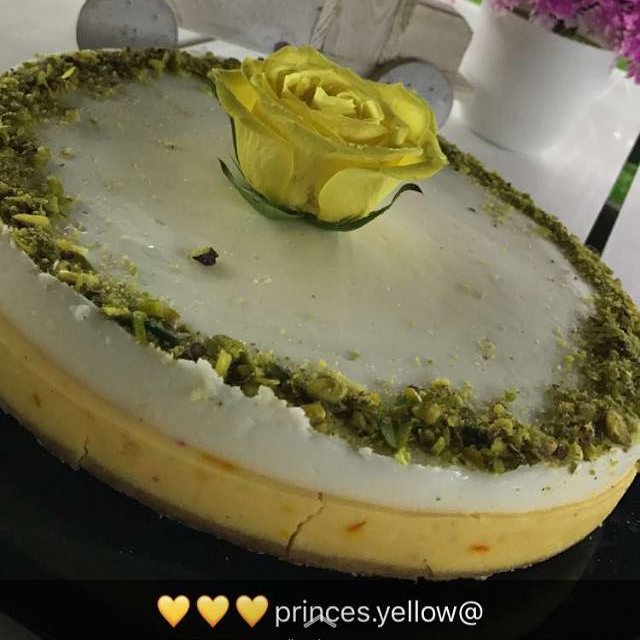 #تشيز_الزعفران_بالمهلبية
