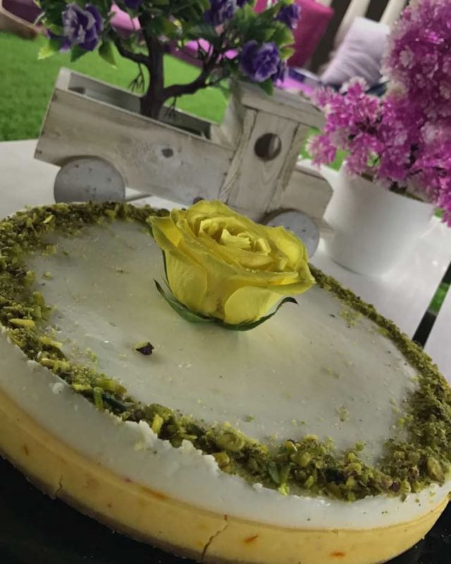 #تشيز_الزعفران_بالمهلبية