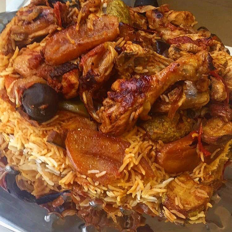 #مقلوبه #دجاج #riyadhfood
