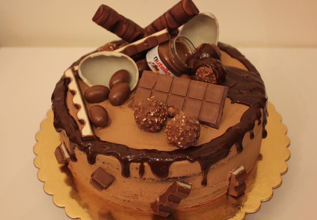كيكة الشوكولاته بالنوتيلا السعر200|chocolate nutella cake