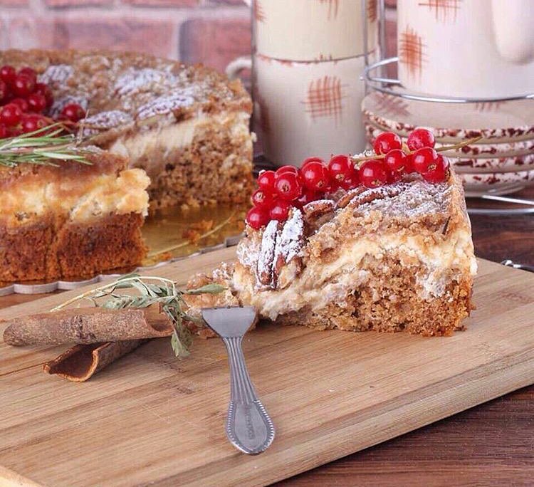 #تشيز_كيك التفاح المنظر يحكي '
#dammam #khobar #dhahran #cake