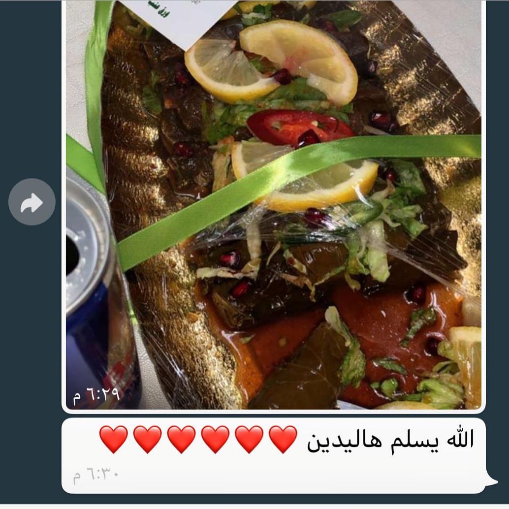 الله يسلمك وبالعافيه علييكم..♥️متوفر للتوصيل الفوورريي