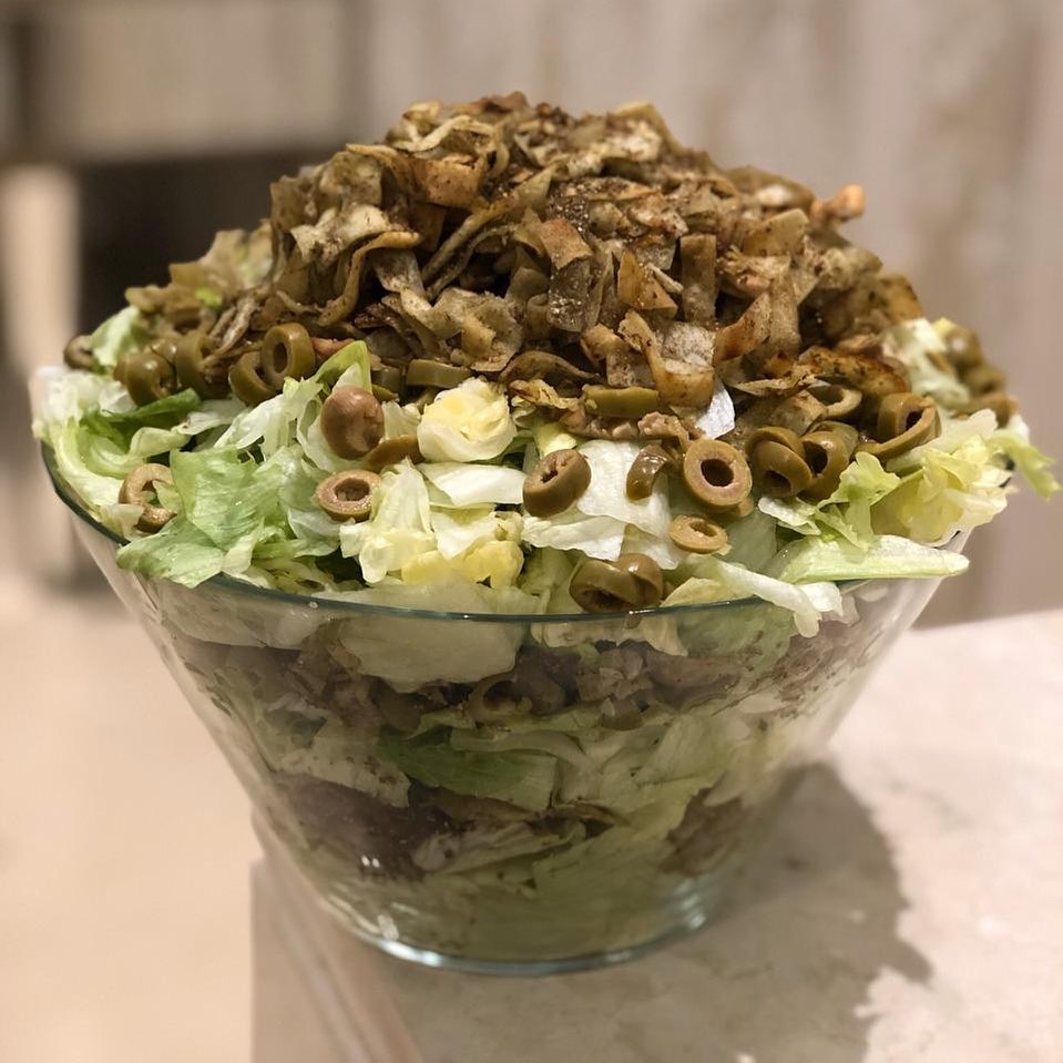 سلطة الزعتر
