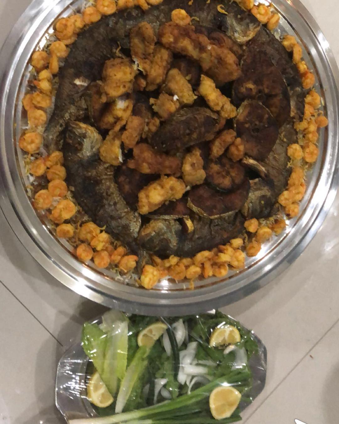 طلبية بادية سمك مشكل
