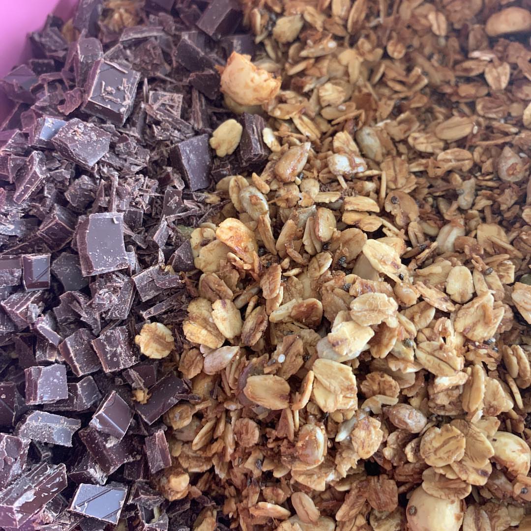 Goodness in every bite.. don’t forget to order one of our top sellers; chocolate and hazelnut granola