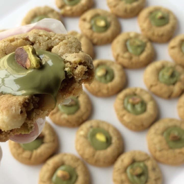For the pistachio lovers #pistachiocookies
