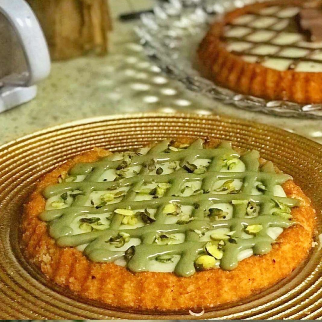 جديدنا♥️. تشيز بسبوسه البساتشيو