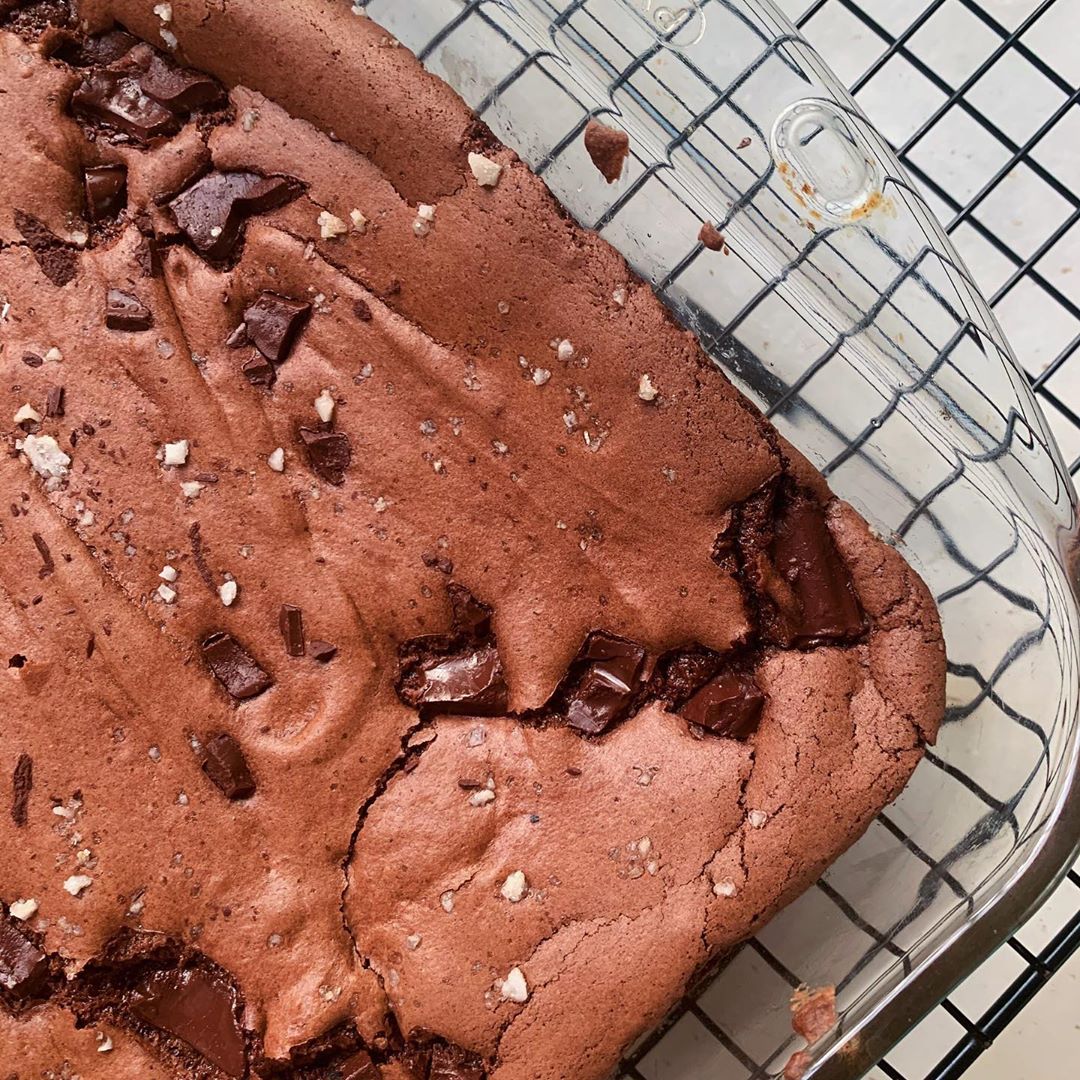 Salted Dark Choco Brownies