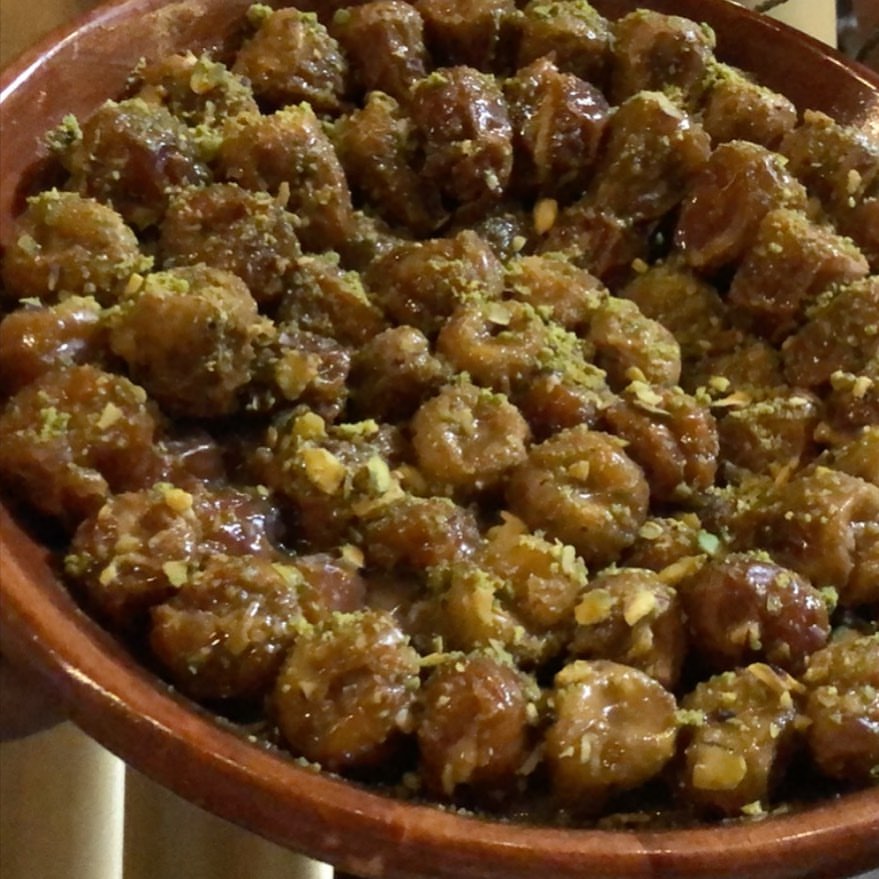 #تمر#محشي#دعمكم_لي_يساعدني_على_الاستمرار # فيرست بيستاشيو ديتس #تمر الفستق الاول #جمعات#استراحه #