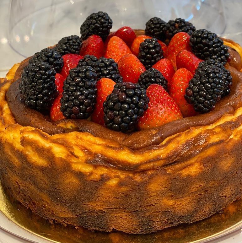 Thank you my followers and I hope to give you the best. #sweet#Dessert#jeddah#city#dessert#creamy#Chocolate#Sansebastian#cheesecake#sansebastinacheesecake#cheesecake#sansebastinacheesecake#food#soft#jeddahcity#restaurant#burntcheesecake #Sansebastian