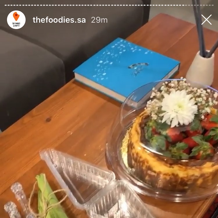 Thanks foodies team #sansebastian#sweet#chessecake#. dessert#cake#jeddah#food#
