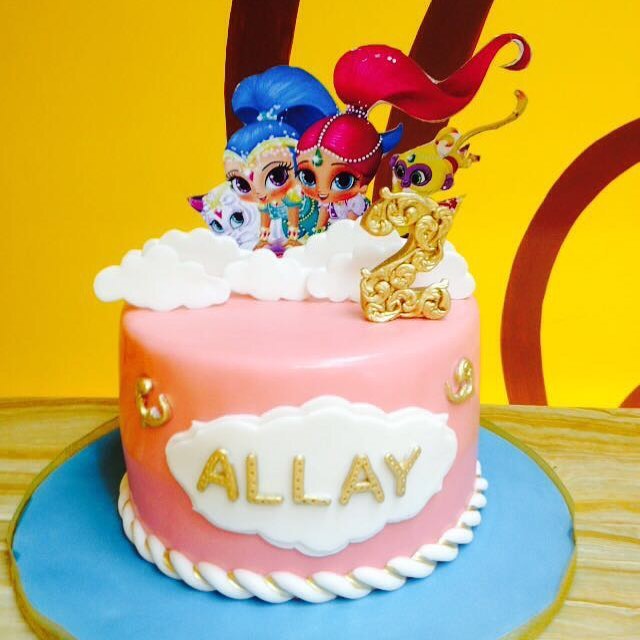 Girls birthday cake @labouchee