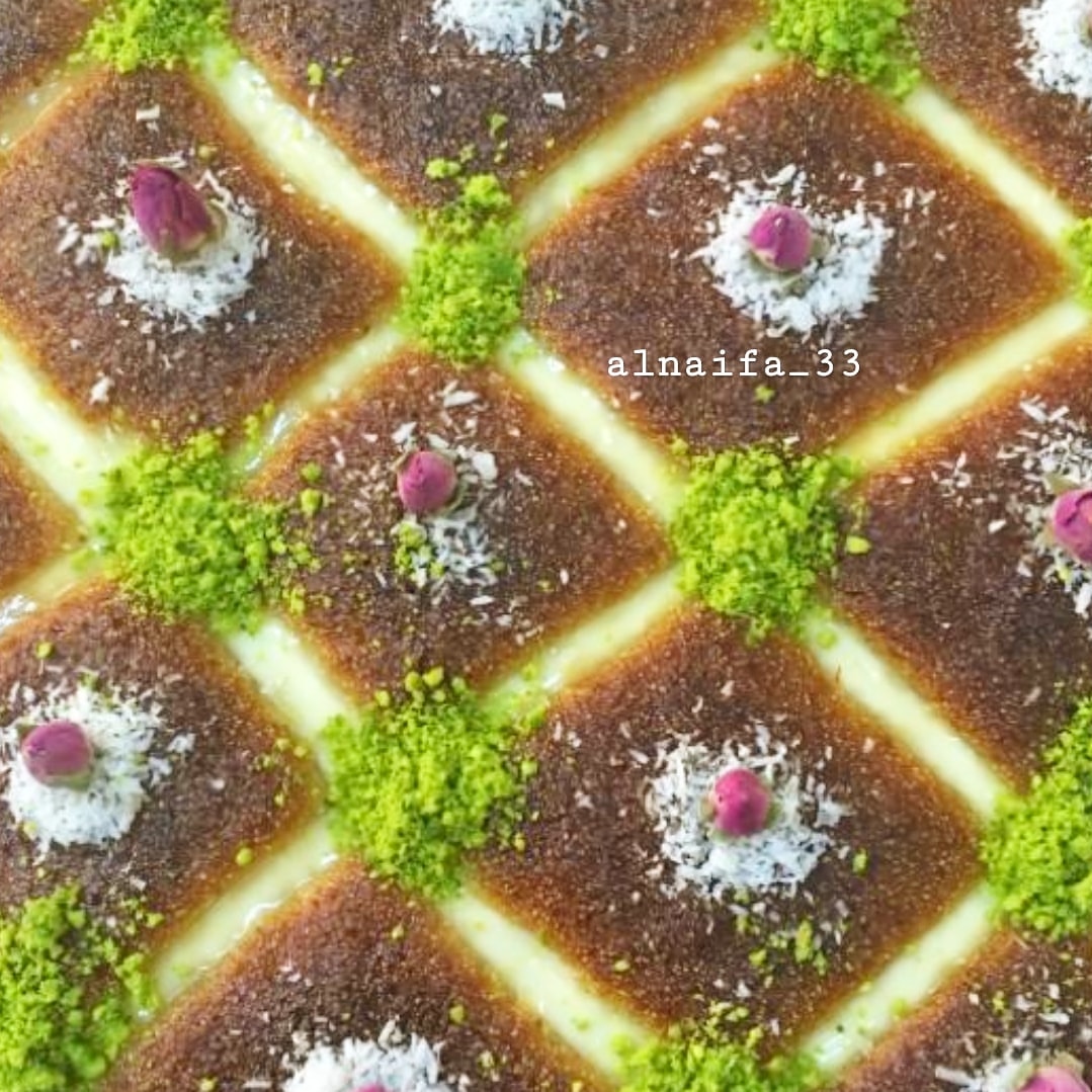 #بسبوسة صينيه ب100 درهم